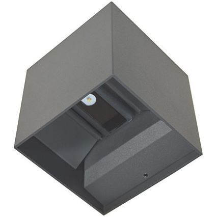 Вуличний світлодіодний настінний світильник KREON 2xLED/3W/230V IP54 3000K антрацит