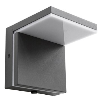 Вуличний світлодіодний настінний світильник LASSAN LED/8W/230V 3000K IP54 антрацит