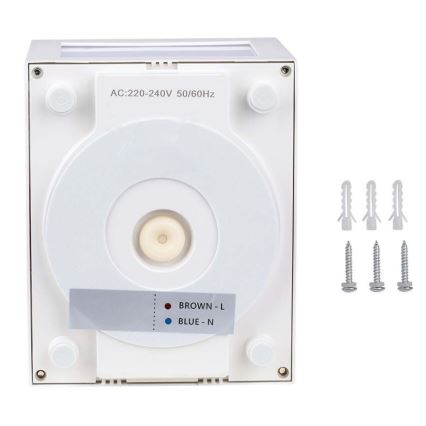 Вуличний світлодіодний настінний світильник LED/12W/230V 3000K IP65 білий