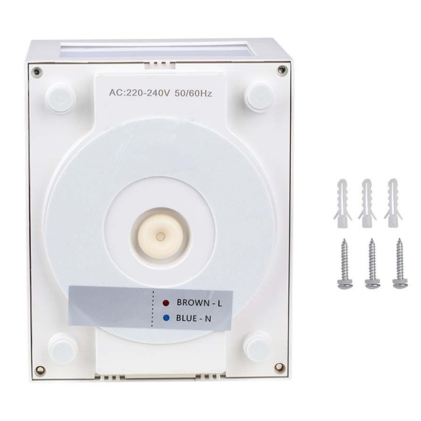 Вуличний світлодіодний настінний світильник LED/12W/230V 3000K IP65 білий