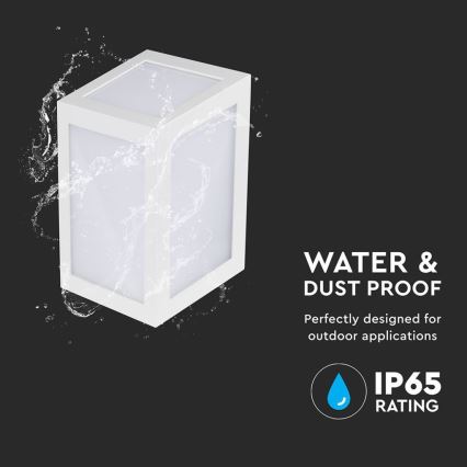 Вуличний світлодіодний настінний світильник LED/12W/230V 3000K IP65 білий