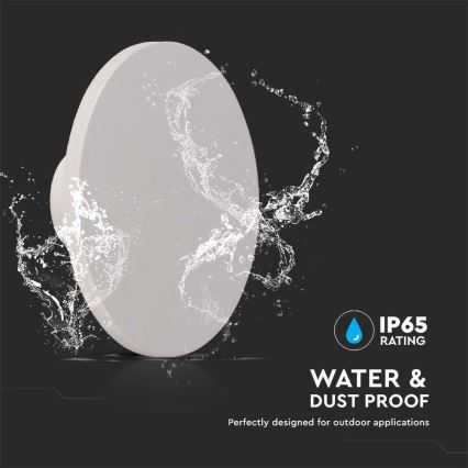 Вуличний світлодіодний настінний світильник LED/12W/230V 4000K IP65 білий