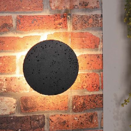 Вуличний світлодіодний настінний світильник LED/12W/230V 4000K IP65 чорний