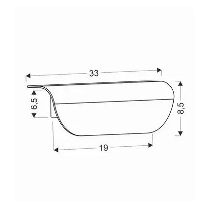 Вуличний світлодіодний настінний світильник LED/12W/230V IP65 чорний