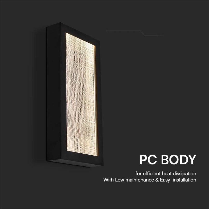 Вуличний світлодіодний настінний світильник LED/20W/230V IP65 3000K