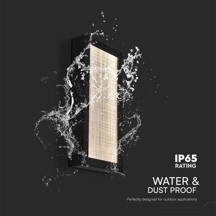 Вуличний світлодіодний настінний світильник LED/20W/230V IP65 3000K