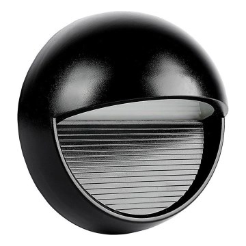 Вуличний світлодіодний настінний світильник LED/3W/230V 4000K IP65 чорний