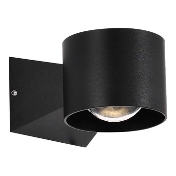 Вуличний світлодіодний настінний світильник LED/5W/230V 3000K IP65 чорний