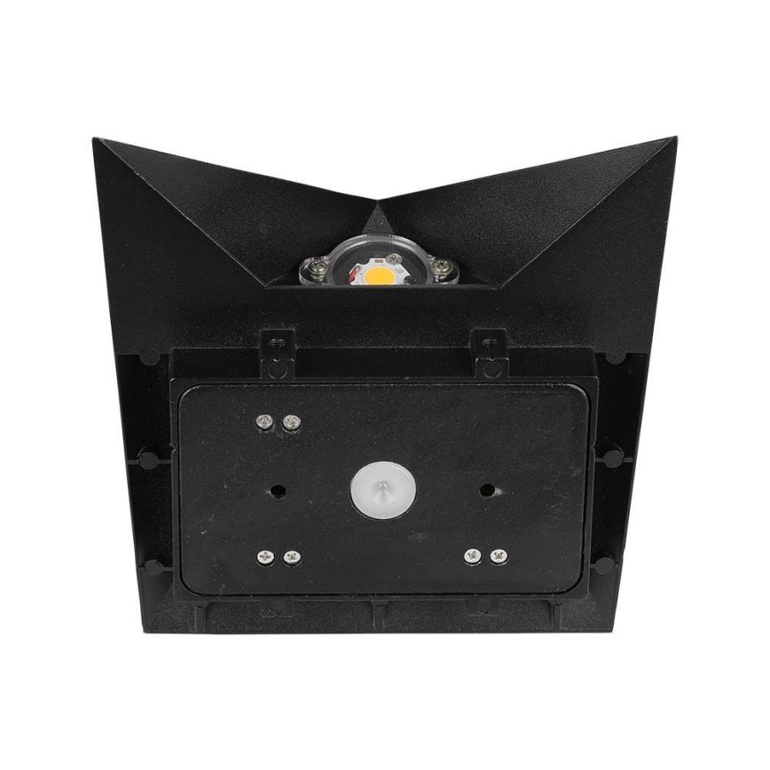 Вуличний світлодіодний настінний світильник LED/5W/230V 4000K IP65 чорний