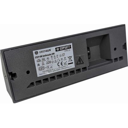 Вуличний світлодіодний настінний світильник LED/6W/230V IP54
