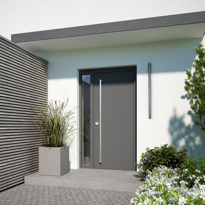 Вуличний світлодіодний настінний світильник LINEA LED/30W/230V IP65 121 см антрацит