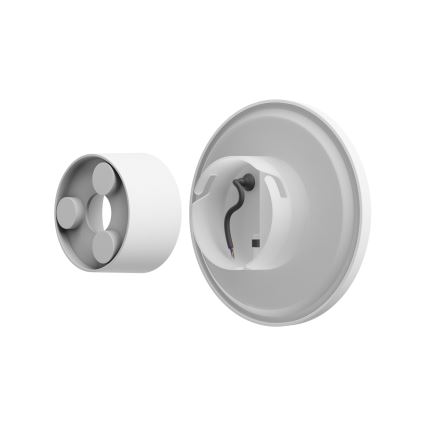 Вуличний світлодіодний настінний світильник PIATTA LED/18W/230V 3000/4000/6000K діаметр 25 см IP44 білий