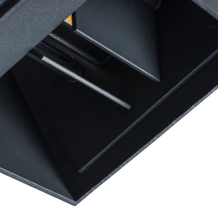Вуличний світлодіодний настінний світильник REKA LED/7W/230V IP54 антрацит