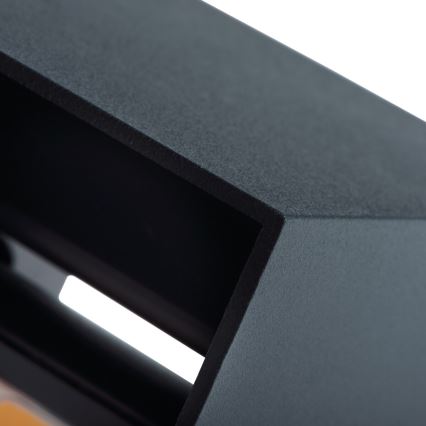 Вуличний світлодіодний настінний світильник REKA LED/7W/230V IP54 антрацит