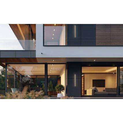 Вуличний світлодіодний настінний світильник STICK LED/28W/230V IP65 3000K 90 см