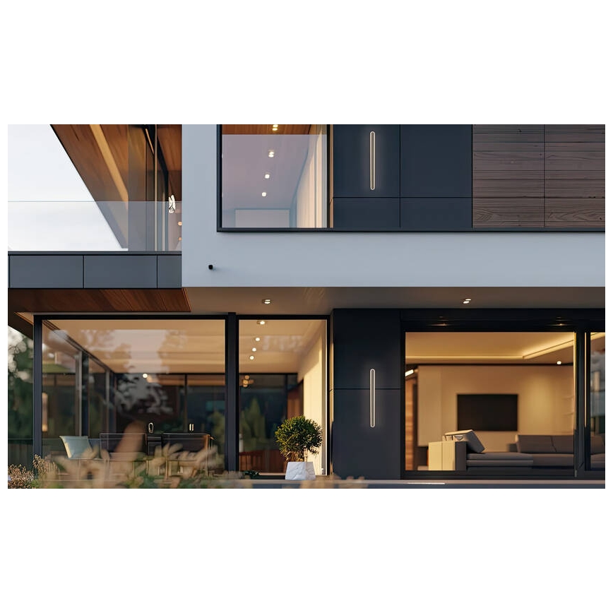 Вуличний світлодіодний настінний світильник STICK LED/36W/230V IP65 3000K 120 см