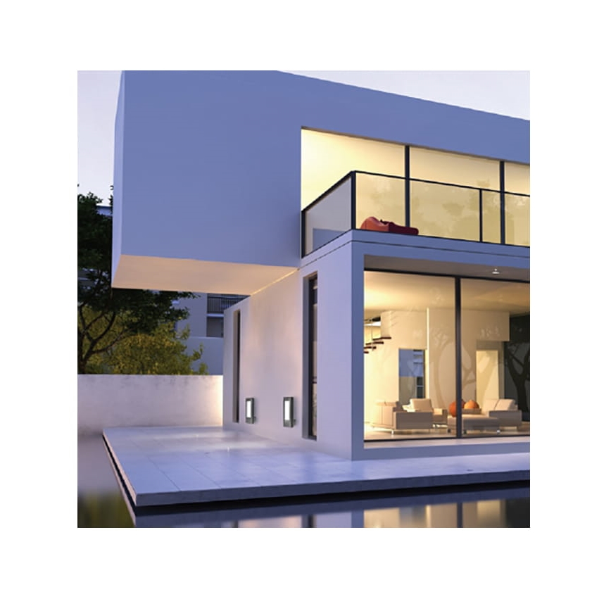 Вуличний світлодіодний настінний світильник TORRE LED/10W/230V IP54 антрацит