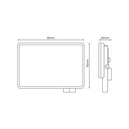 Вуличний світлодіодний прожектор LED/10W/230V 5000K IP65