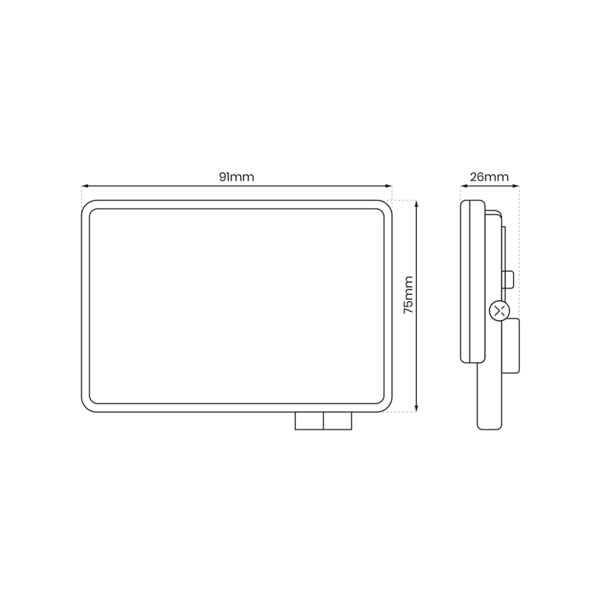 Вуличний світлодіодний прожектор LED/10W/230V 5000K IP65