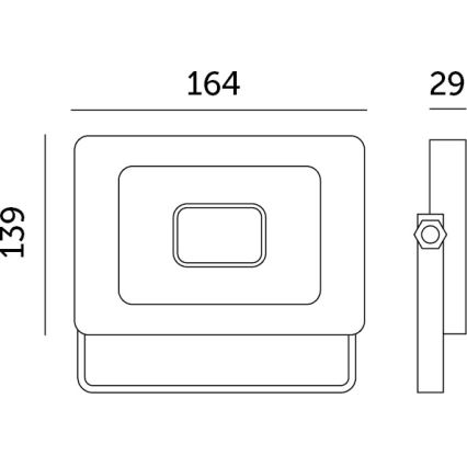 Вуличний світлодіодний прожектор LED/30W/230V IP65 6500K