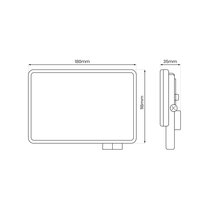 Вуличний світлодіодний прожектор LED/50W/230V 5000K IP65