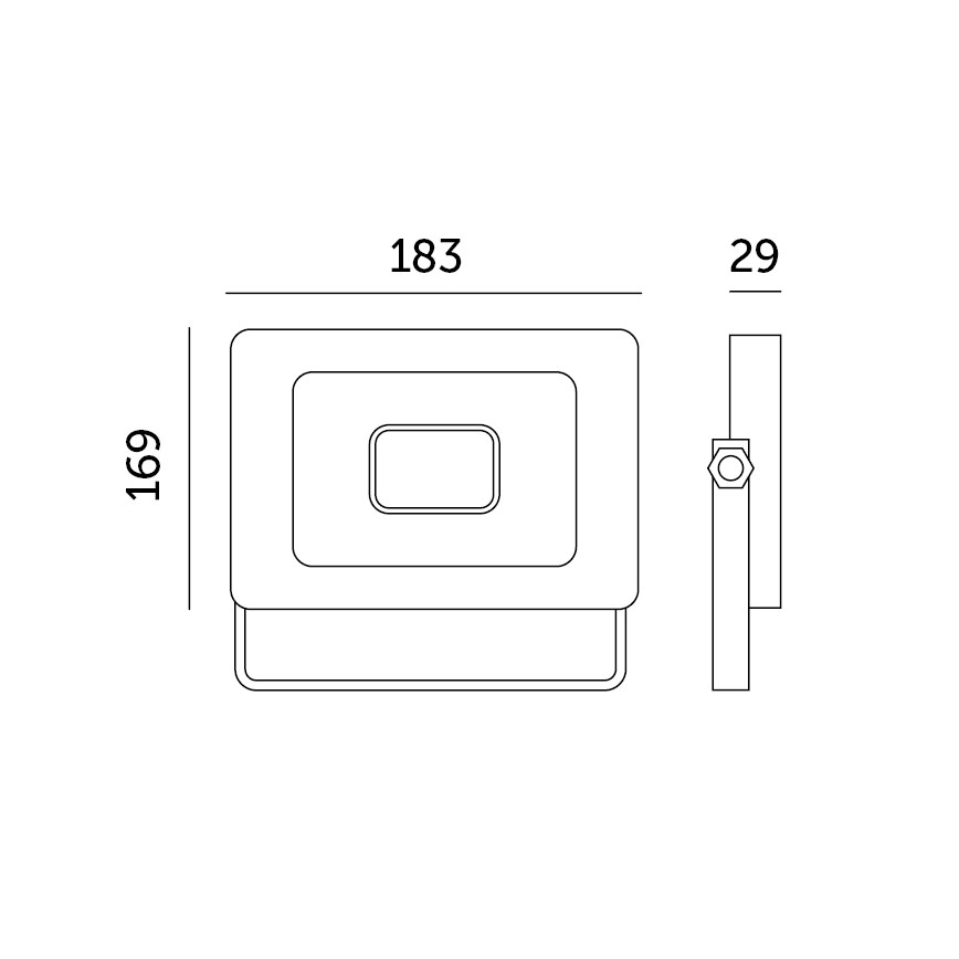 Вуличний світлодіодний прожектор LED/50W/230V 6500K IP65
