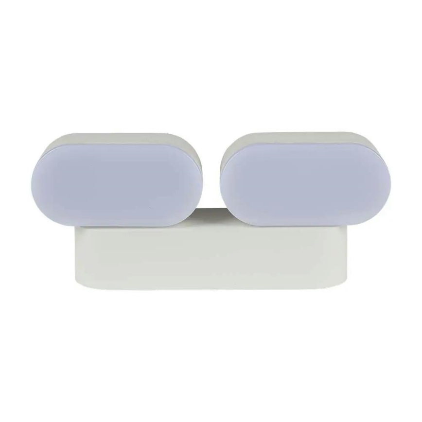 Вуличний світлодіодний регульований настінний світильник 2xLED/12W/230V IP65 сірий