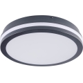 Вуличний світлодіодний стельовий світильник BENO LED/24/30W/230V 3000/3500/4000K IP65 антрацит круглий
