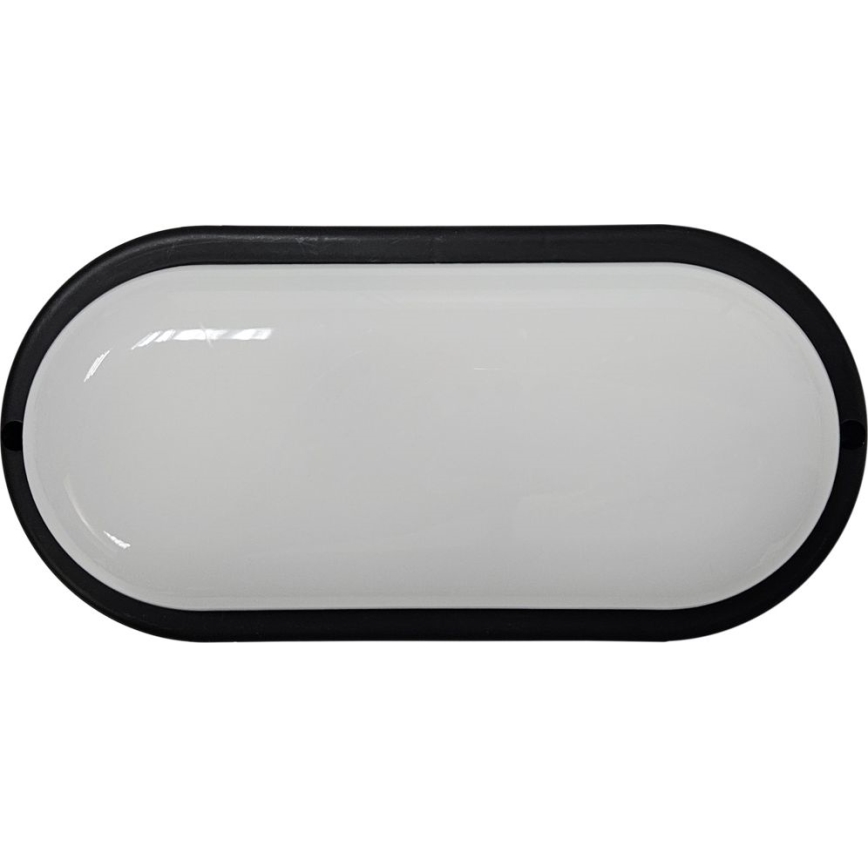 Вуличний світлодіодний стельовий світильник LED/15W/230V 4200K 20x9,8 см IP64 чорний