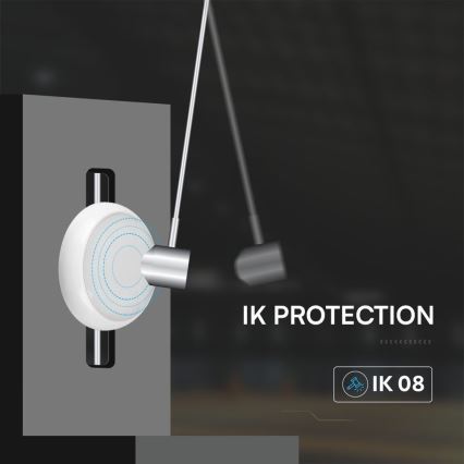 Вуличний світлодіодний стельовий світильник LED/8W/16W/20W/230V IP65 3000/4000/6500K