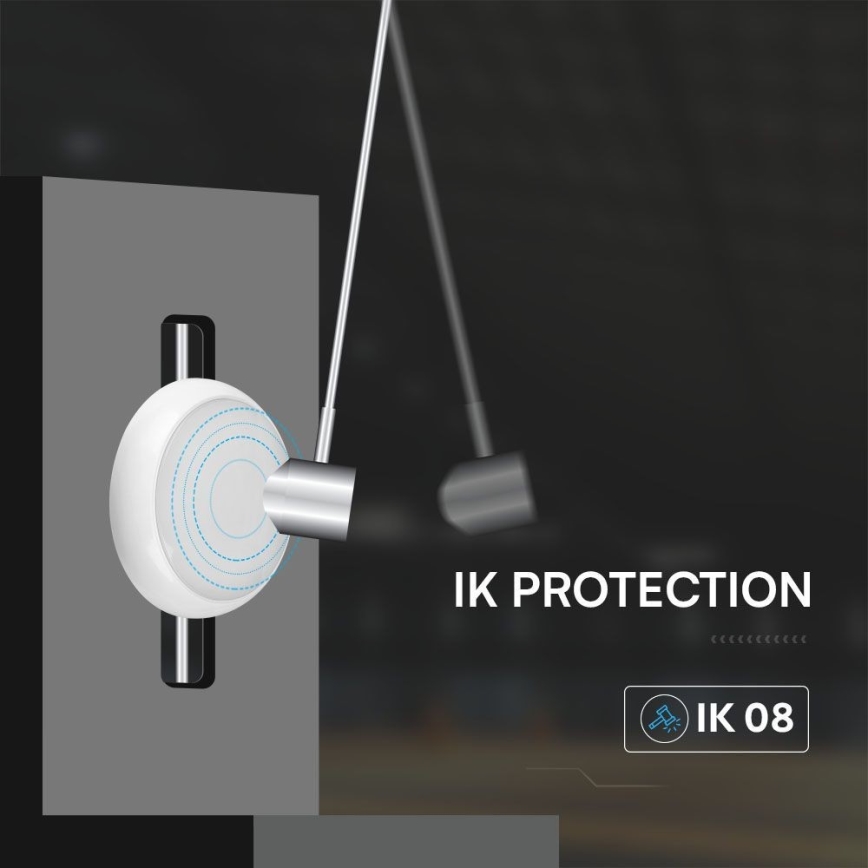 Вуличний світлодіодний стельовий світильник LED/8W/16W/20W/230V IP65 3000/4000/6500K