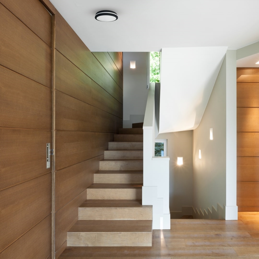 Вуличний світлодіодний стельовий світильник MARLON LED/18W/230V 4000K IP54 чорний