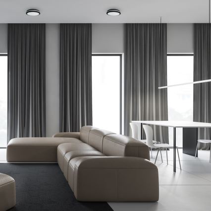 Вуличний світлодіодний стельовий світильник MARLON LED/36W/230V 4000K IP54 чорний