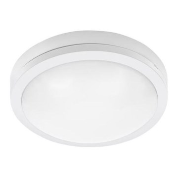 Вуличний світлодіодний стельовий світильник SIENA LED/20W/230V IP54 діаметр 23 см білий