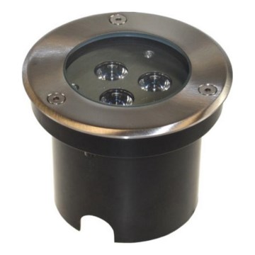 Вуличний світлодіодний ґрунтовий світильник SIBAR 3xLED/1W/230V IP67 4000K