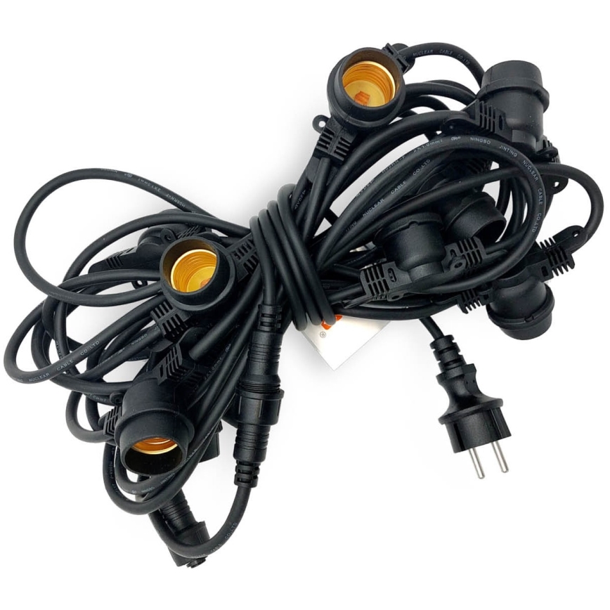 Вулична декоративна гірлянда MIMOSA 10xE27/1,3W/230V IP44 10 м