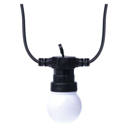 Вулична декоративна LED гірлянда 50xLED/10м IP44 білий