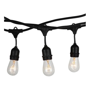 Вулична гірлянда STRING 5м 10xE27/40W/230V IP54