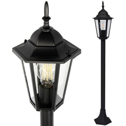 Вулична лампа 1xE27/20W/230V IP43 96,5 см чорний