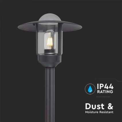 Вулична  лампа 1xE27/60W/230V IP44 чорний