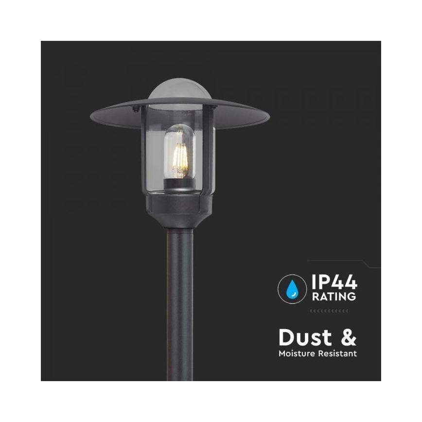 Вулична  лампа 1xE27/60W/230V IP44 чорний