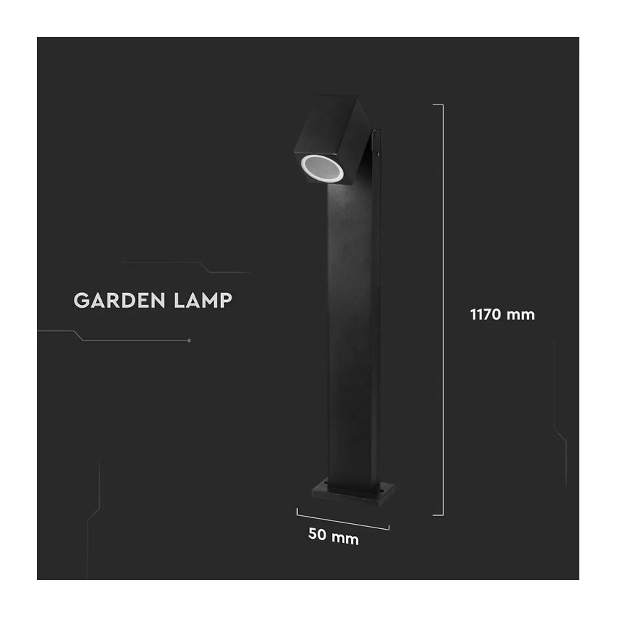 Вулична лампа 1xGU10/35W/230V IP44