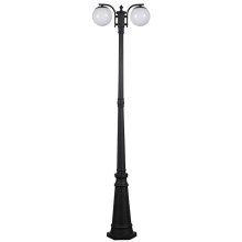 Вулична лампа 2xE27/60W/230V IP44 199 см чорний