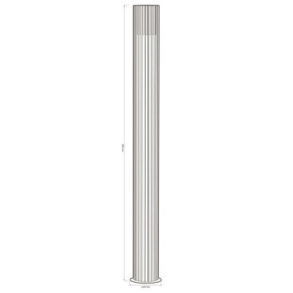 Вулична лампа KUUSAMO 1xE27/20W/230V 74 см IP54 антрацит