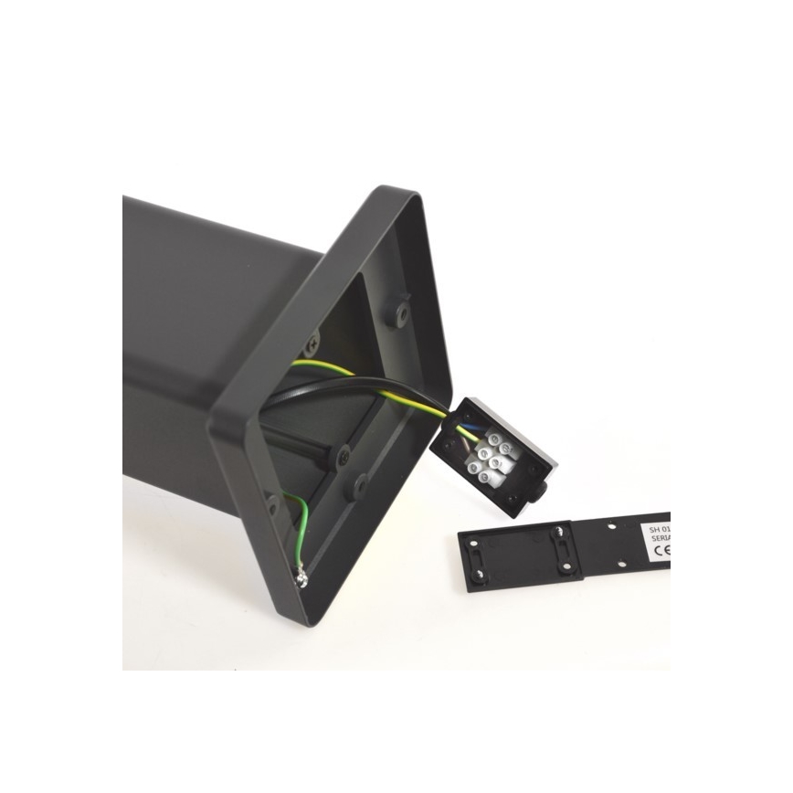Вулична лампа SANTA 1xE27/60W/230V IP54 79,5 см чорний