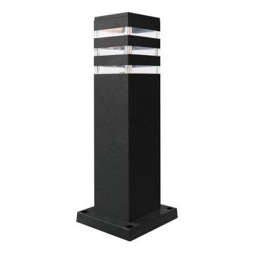 Вулична лампа TEKSAS 1xE27/12W/230V IP44 44 см графіт