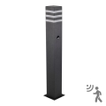 Вулична лампа з датчиком TEKSAS 1xE27/12W/230V IP44 74 см графіт