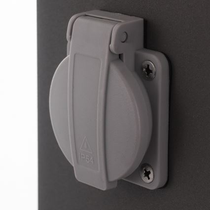 Вулична лампа з розеткою GARD 1xE14/60W/230V IP44