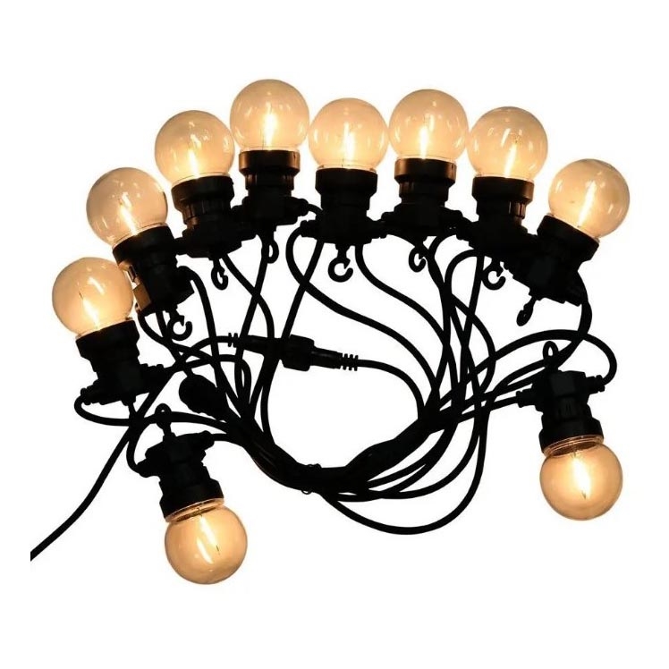 Вулична LED гірлянда STRING 5м 10xLED/0,4W/24/230V 3000K IP44