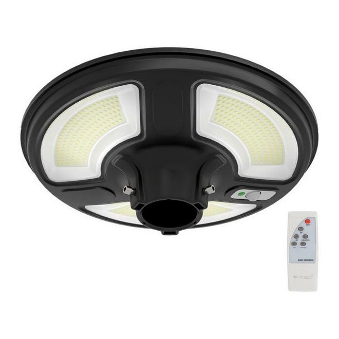 Вулична LED лампа на сонячній батареї з датчиком LED/10W/3,2V IP65 4000K 15000 mAh + пульт дистанційного керування
